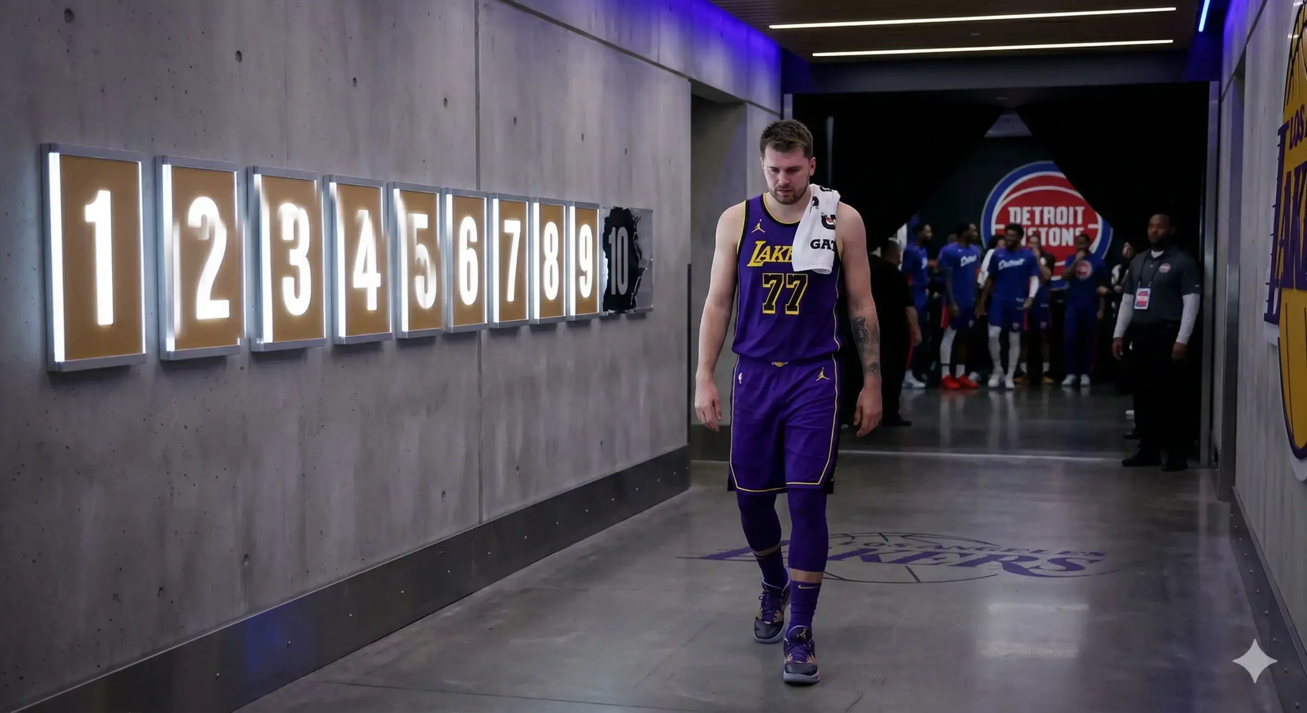 Fin a la racha: Detroit frena a los Lakers de Luka Generado con IA