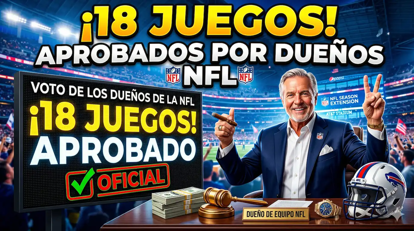 Los dueños aprueban la temporada de 18 juegos