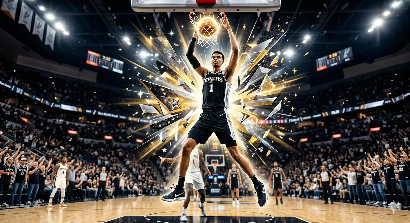 Victor Wembanyama sigue haciendo historia en su temporada rookie