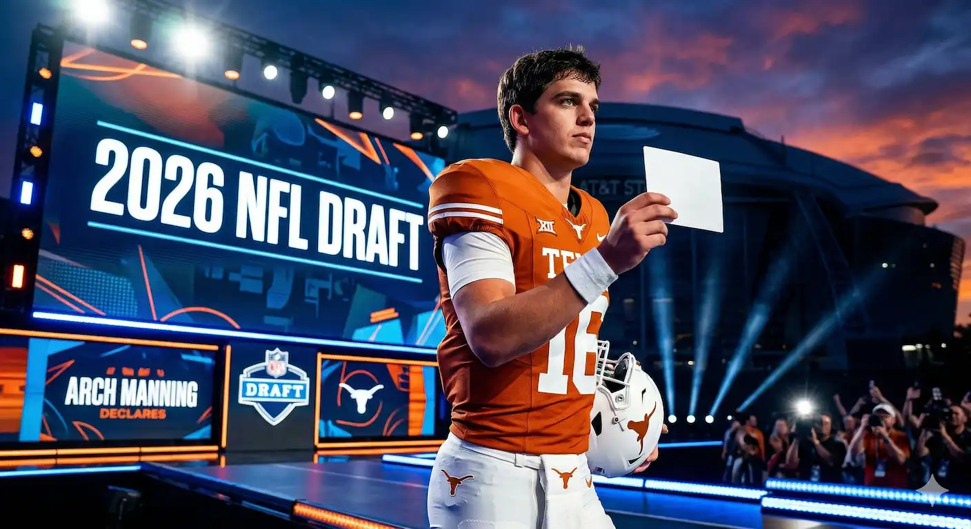 Arch Manning se declara para el Draft 2026